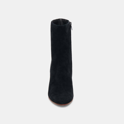 SUZY BOOTIES ONYX SUEDE | Dolce Vita