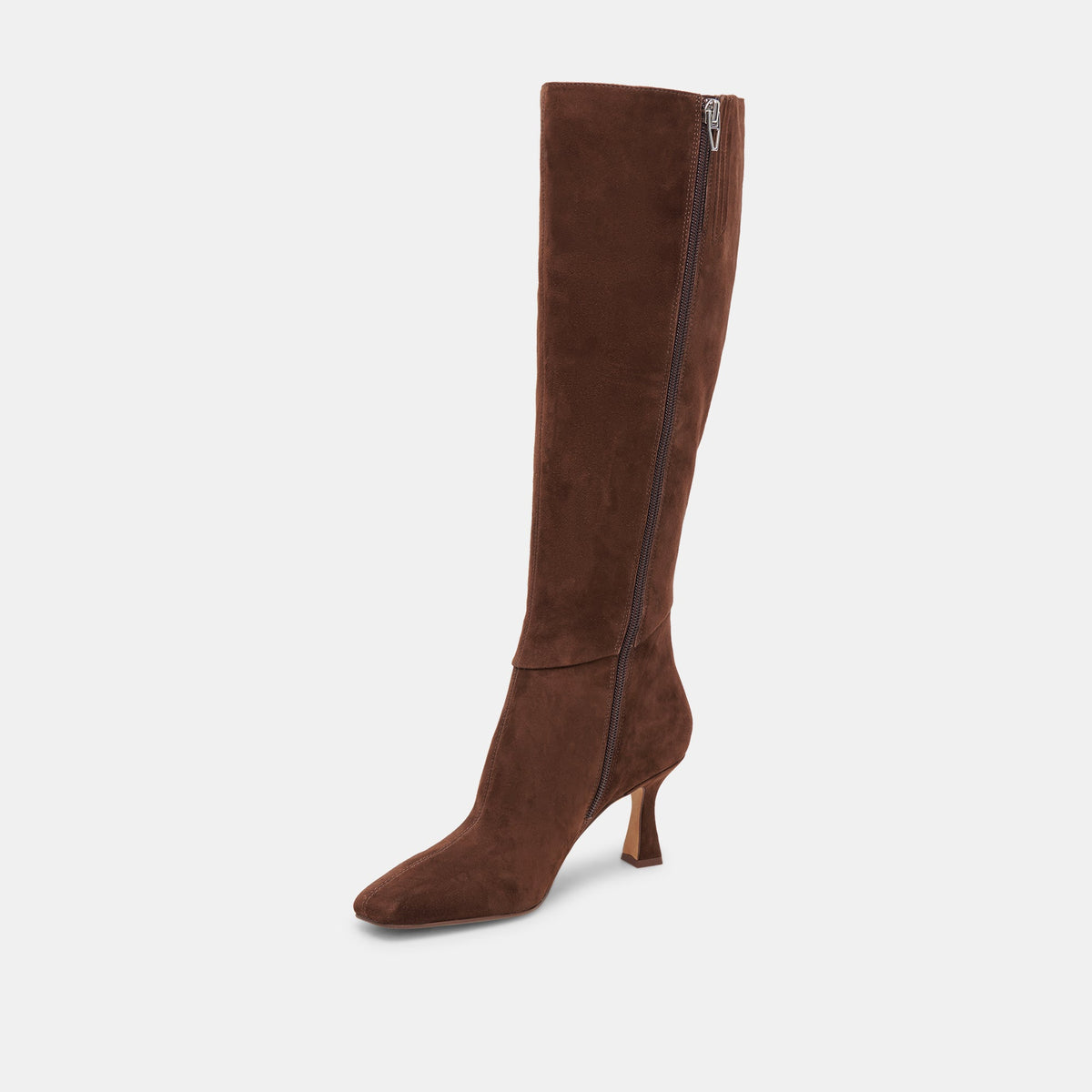 Gyra Extra Wide Calf Brown Suede Boots | Dolce Vita