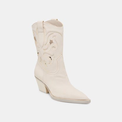 RAVENA BOOTS OFF WHITE NUBUCK | Dolce Vita