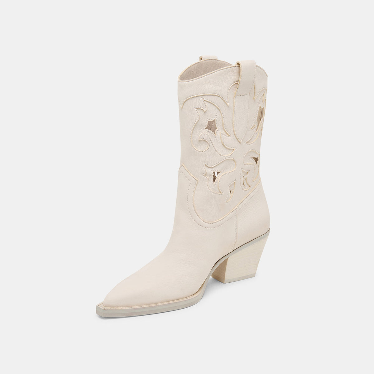 RAVENA BOOTS OFF WHITE NUBUCK | Dolce Vita