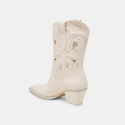 RAVENA BOOTS OFF WHITE NUBUCK | Dolce Vita
