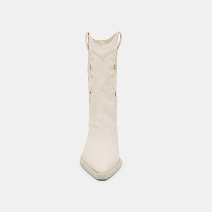 RAVENA BOOTS OFF WHITE NUBUCK | Dolce Vita