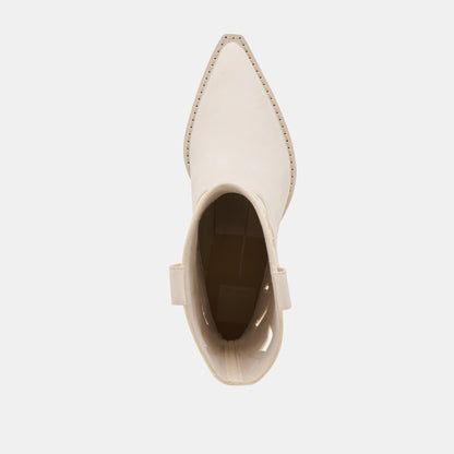 RAVENA BOOTS OFF WHITE NUBUCK | Dolce Vita