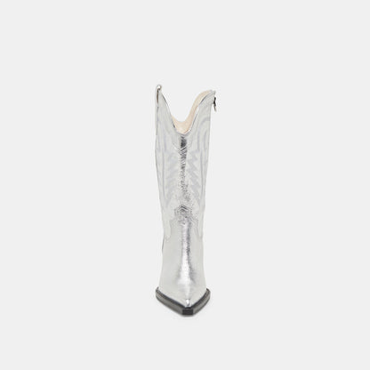 Ryland Extra Wide Calf Silver Boots | Dolce Vita