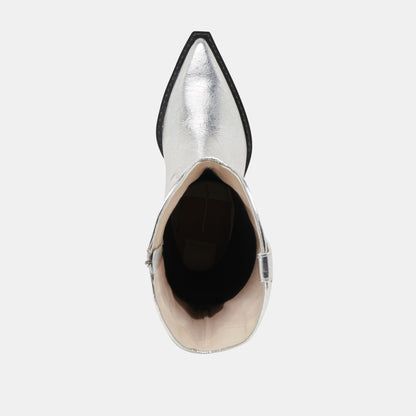 Ryland Extra Wide Calf Silver Boots | Dolce Vita