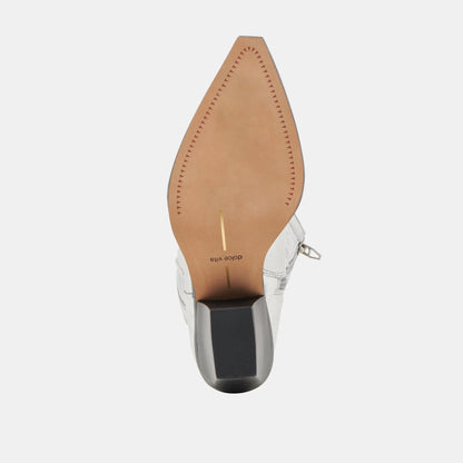 Ryland Extra Wide Calf Silver Boots | Dolce Vita