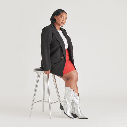 Ryland Extra Wide Calf Silver Boots | Dolce Vita