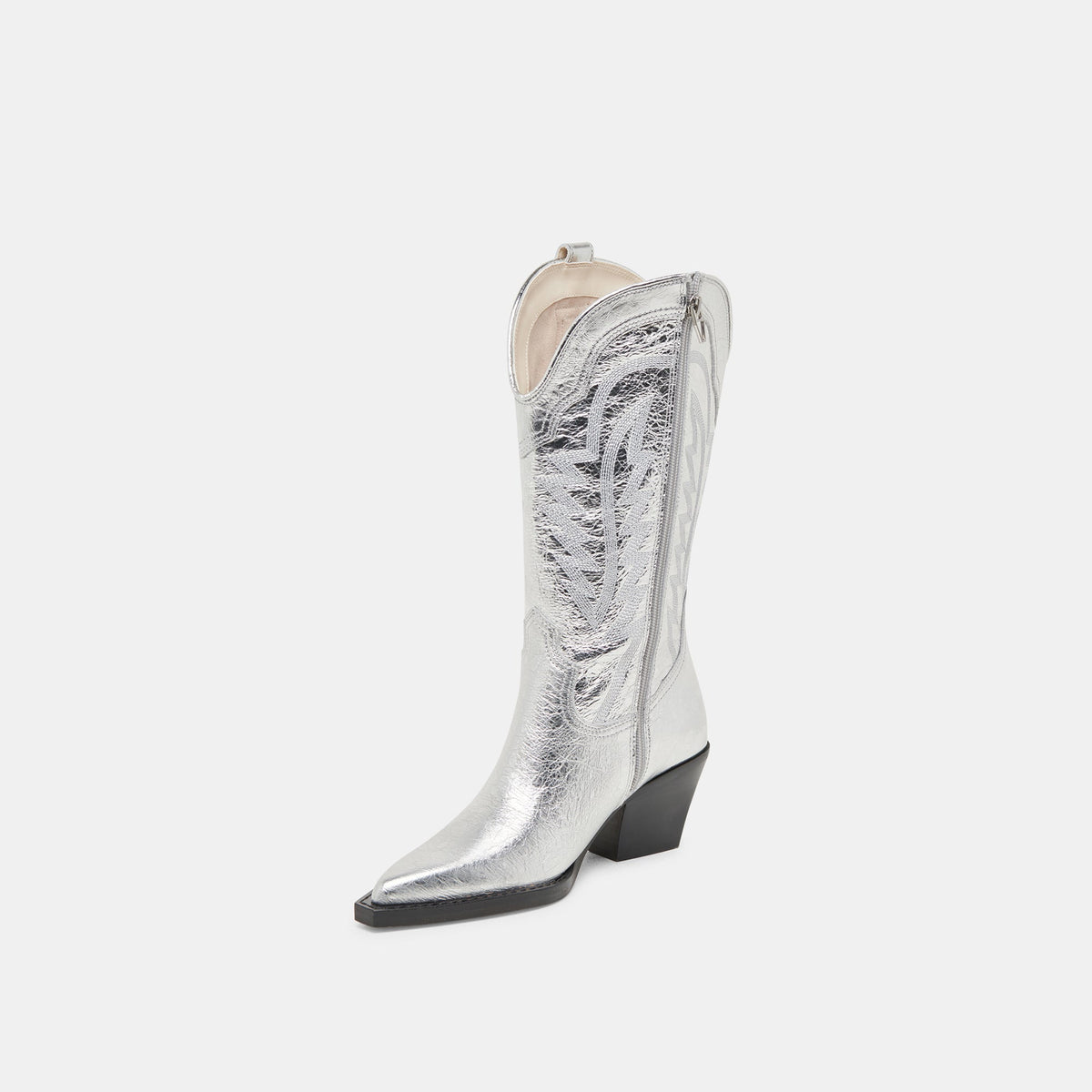 Ryland Extra Wide Calf Silver Boots | Dolce Vita