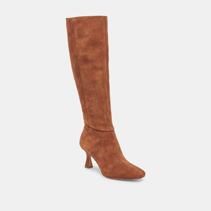 GYRA BOOTS BROWN SUEDE | Dolce Vita