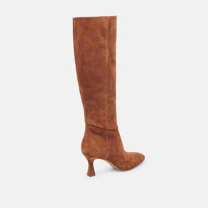 GYRA BOOTS BROWN SUEDE | Dolce Vita