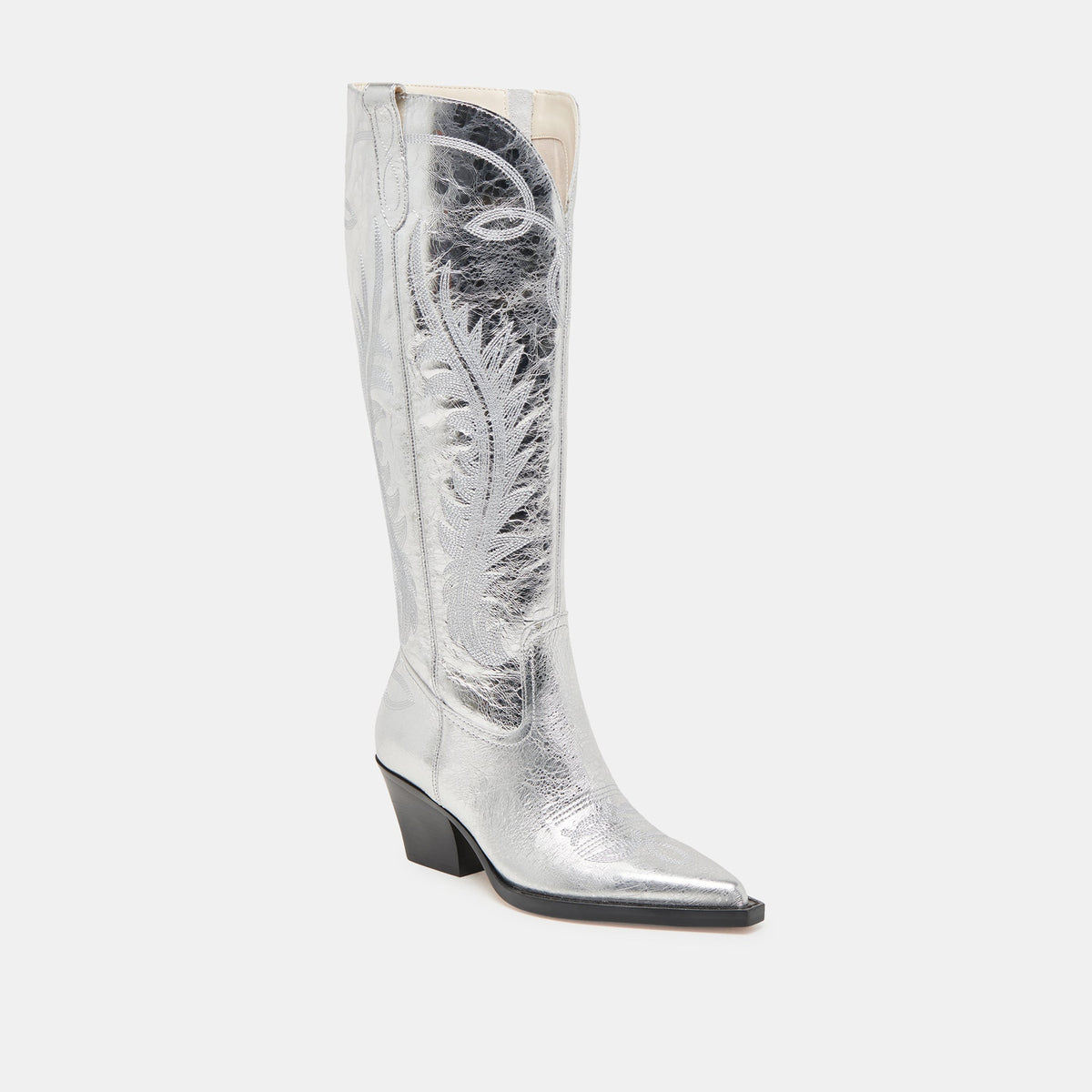 Ryatt Extra Wide Calf Silver Boots | Dolce Vita