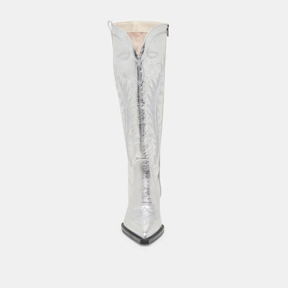 Ryatt Extra Wide Calf Silver Boots | Dolce Vita