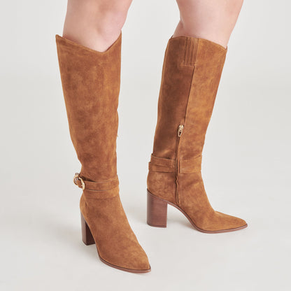 TYRONE BOOTS BROWN SUEDE | Dolce Vita