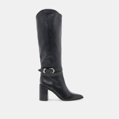 TYRONE BOOTS BLACK LEATHER | Dolce Vita