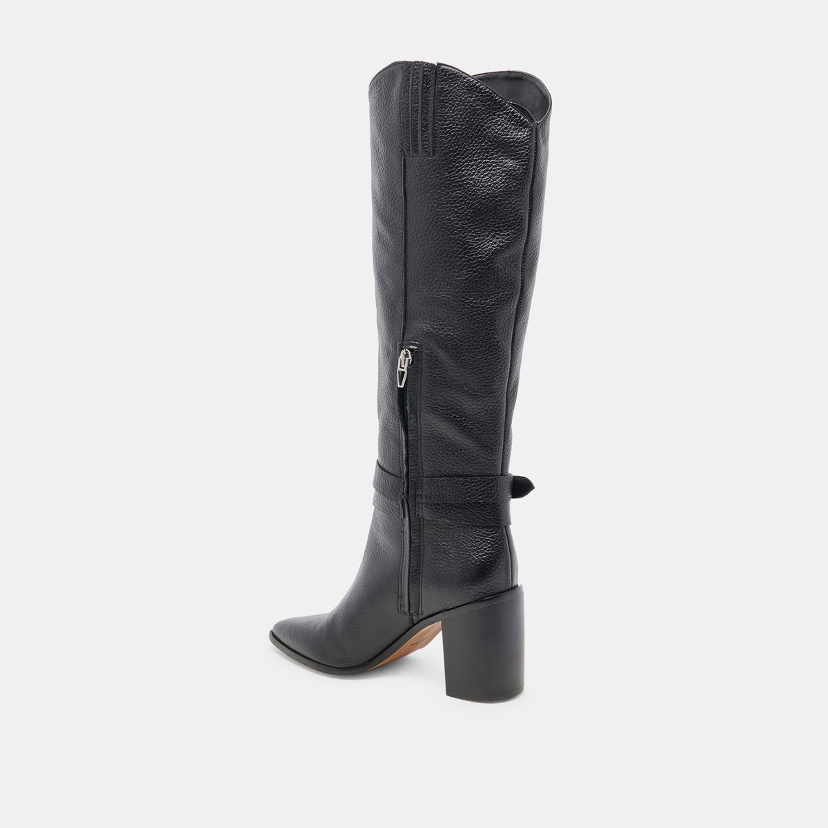 TYRONE BOOTS BLACK LEATHER | Dolce Vita