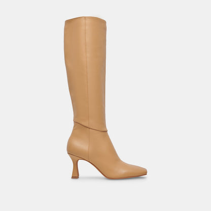 GYRA BOOTS TAN LEATHER | Dolce Vita