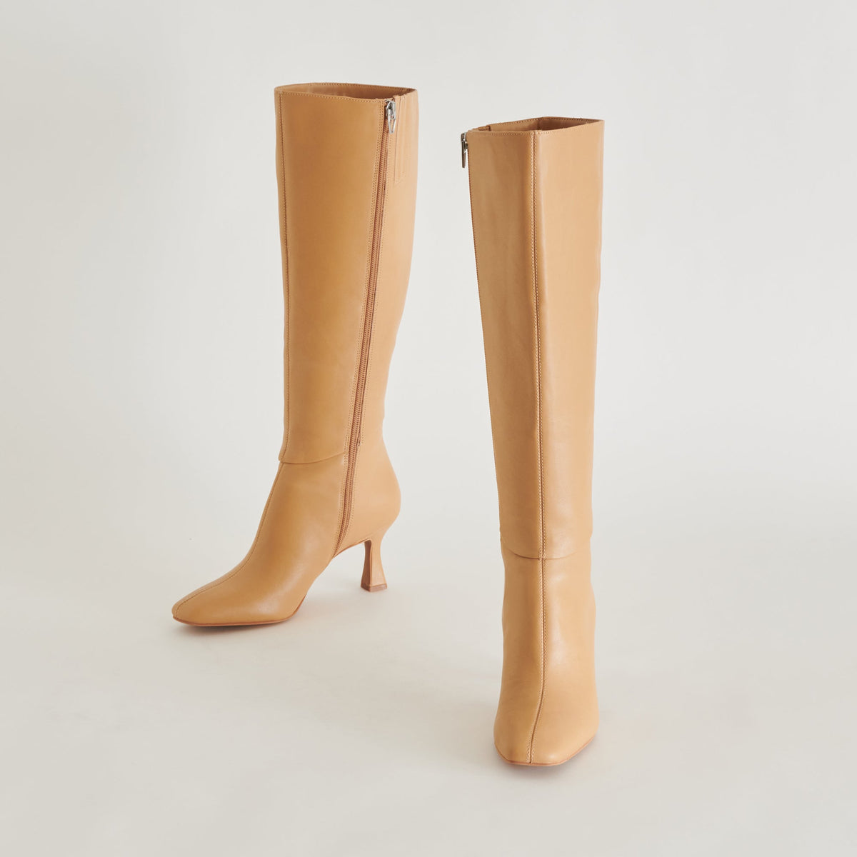 GYRA BOOTS TAN LEATHER | Dolce Vita