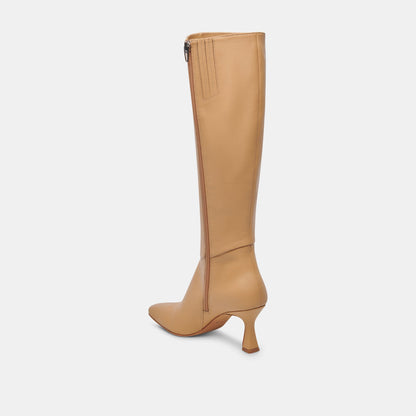 GYRA BOOTS TAN LEATHER | Dolce Vita