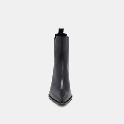 Shadie H2O Waterproof Black Leather Booties | Dolce Vita