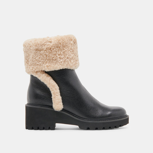 Hug H2O Waterproof Black Leather Boots | Dolce Vita