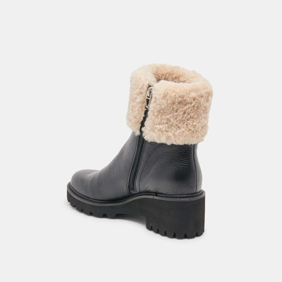Hug H2O Waterproof Black Leather Boots | Dolce Vita