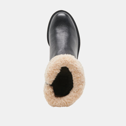 Hug H2O Waterproof Black Leather Boots | Dolce Vita