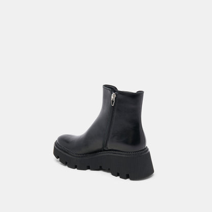 Emmet H2O Waterproof Midnight Crinkle Patent Wide Boots | Dolce Vita