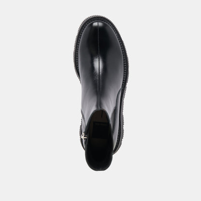 Emmet H2O Waterproof Midnight Crinkle Patent Wide Boots | Dolce Vita