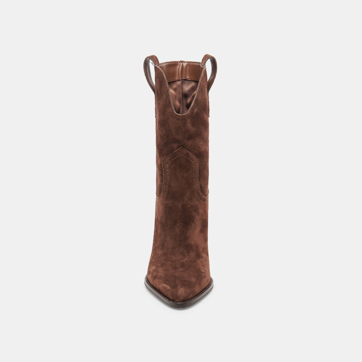 JESSEY BOOTS DK BROWN SUEDE | Dolce Vita