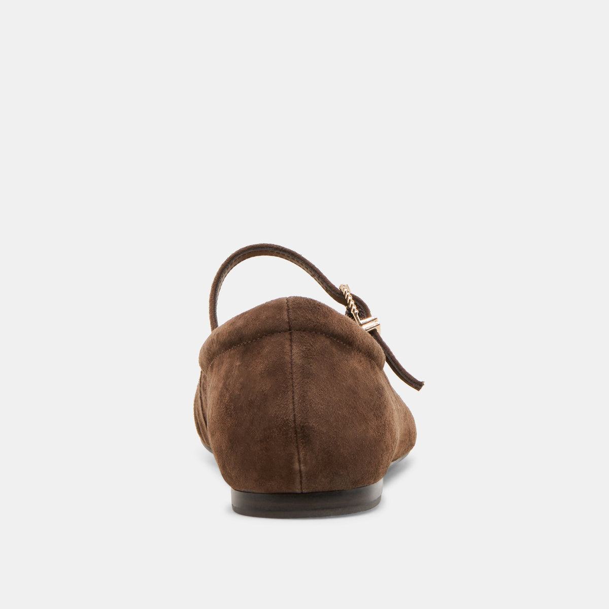 Reyes Dk Brown Suede Ballet Flats | Dolce Vita