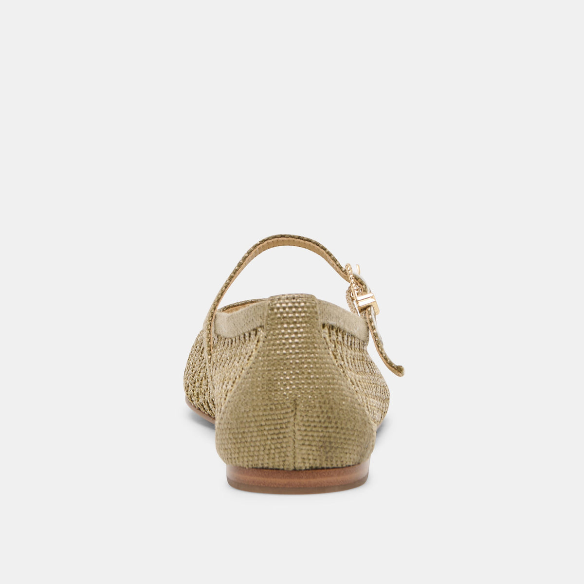 Reyes Olive Woven Raffia Ballet Flats | Dolce Vita