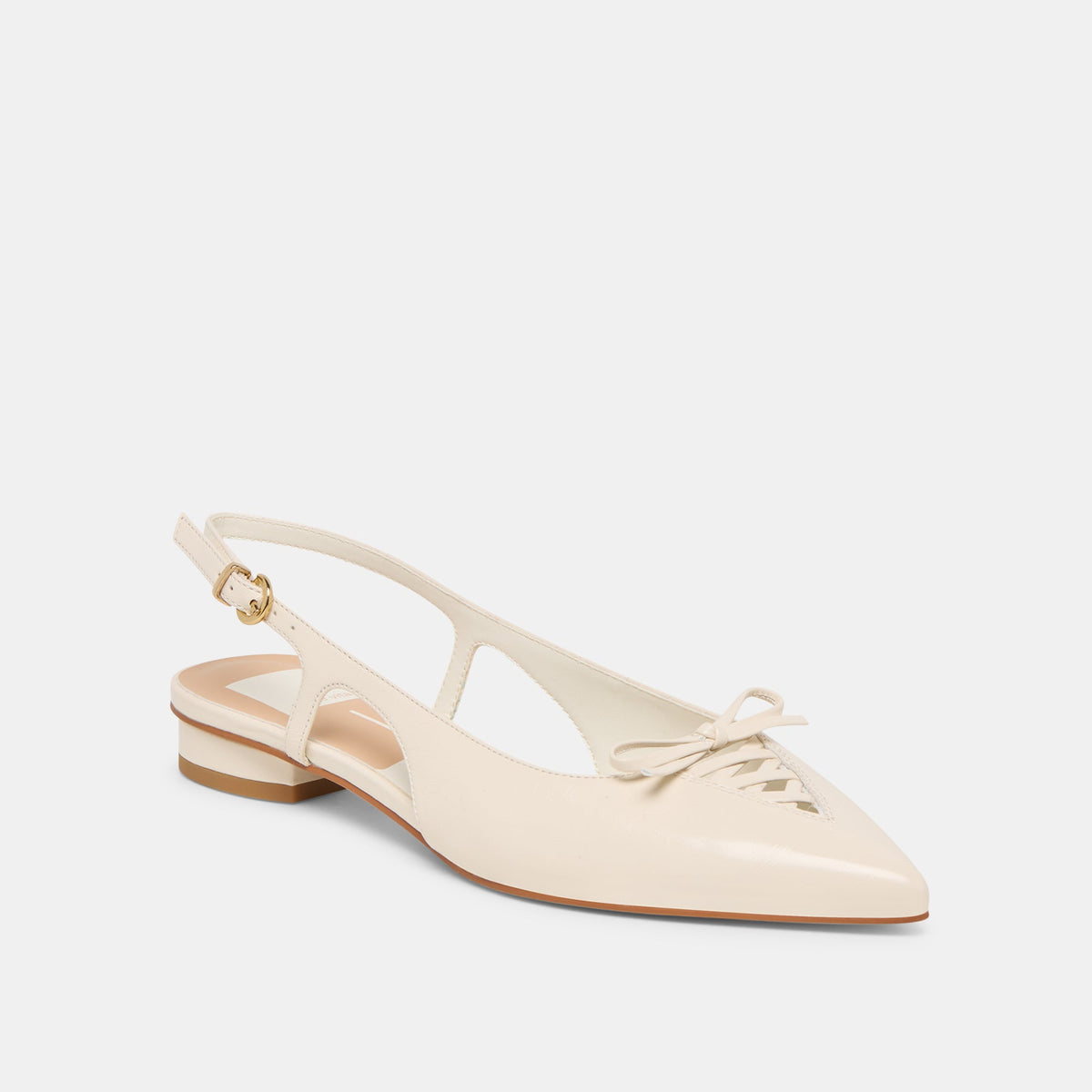 Owana Off White Leather Flats | Dolce Vita