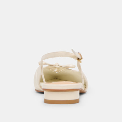 Owana Off White Leather Flats | Dolce Vita