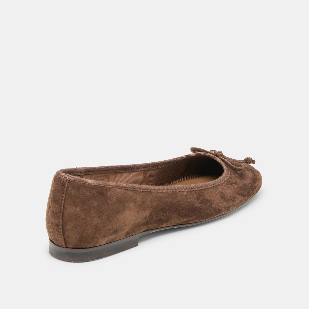 Ritla Dk Brown Suede Ballet Flats | Dolce Vita