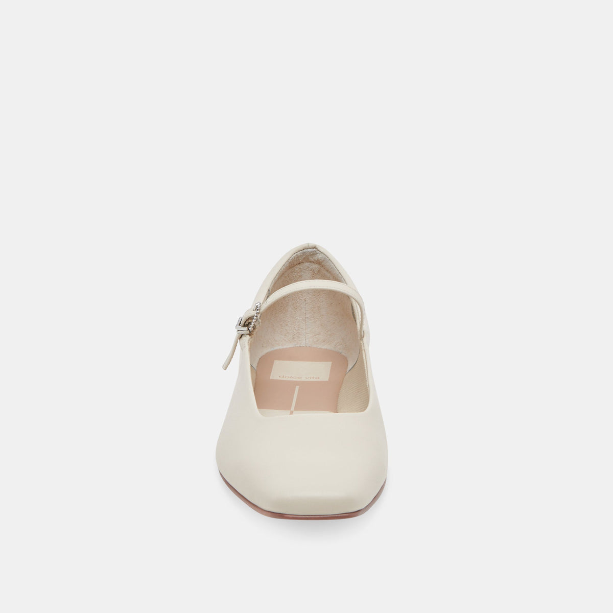 Reyes Ivory Leather Ballet Flats | Dolce Vita