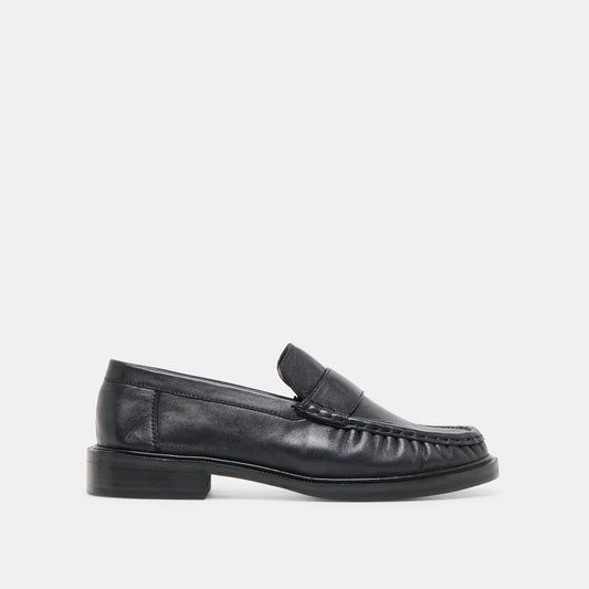 Bodi Black Leather Loafers | Dolce Vita