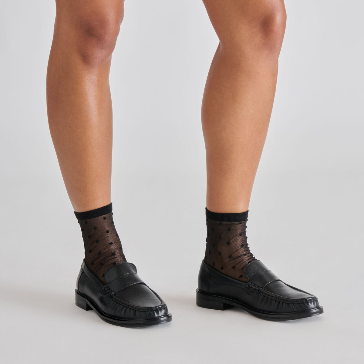 Bodi Black Leather Loafers | Dolce Vita