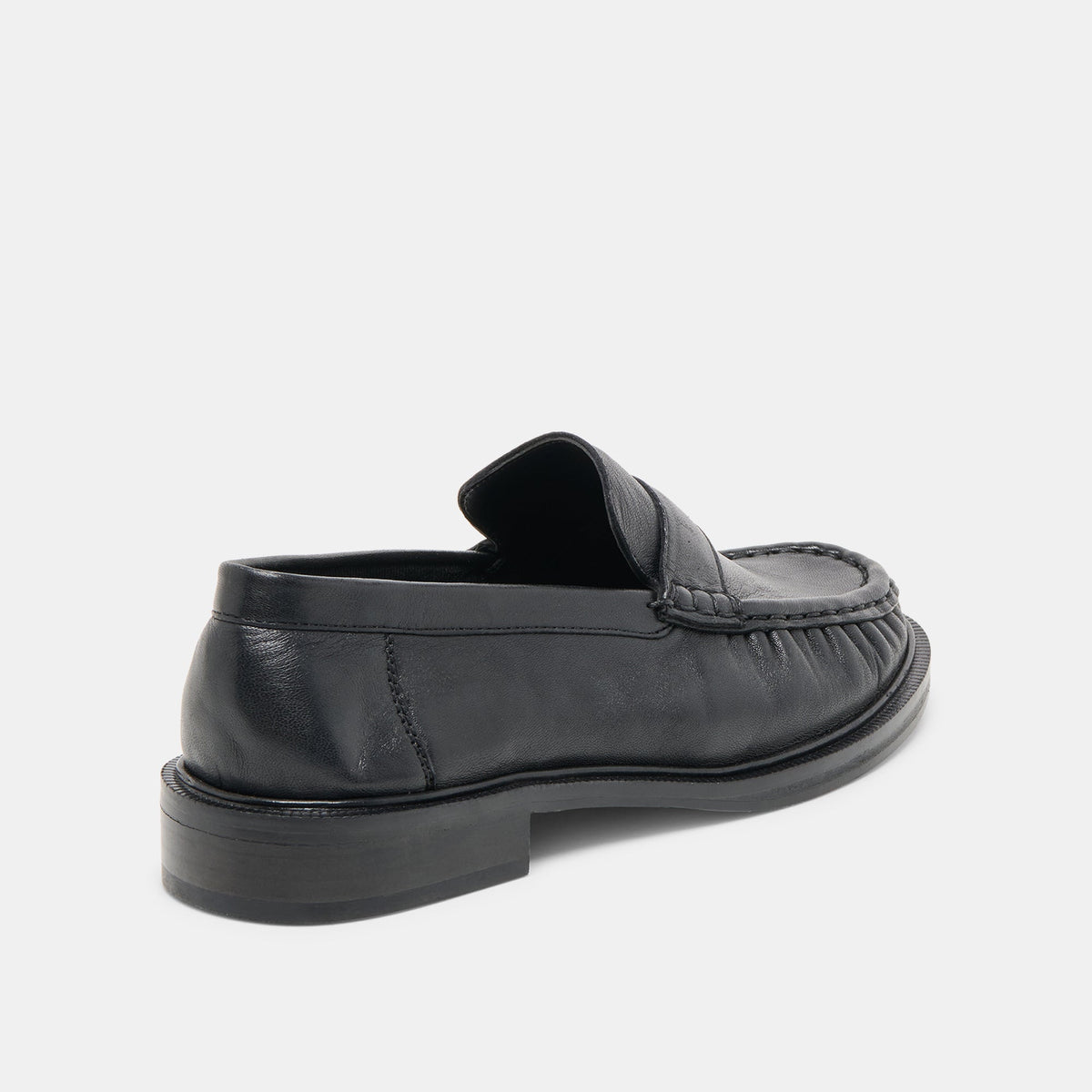 Bodi Black Leather Loafers | Dolce Vita