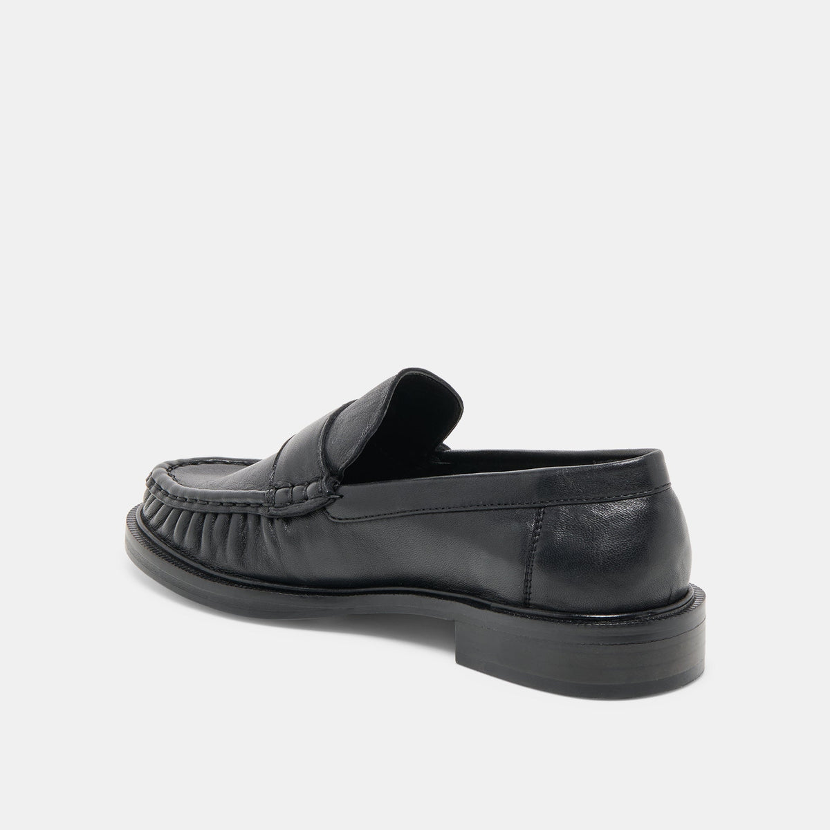 Bodi Black Leather Loafers | Dolce Vita