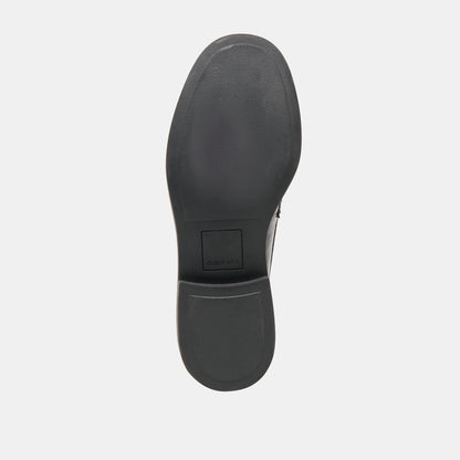Tiggy Midnight Crinkle Patent Loafers | Dolce Vita