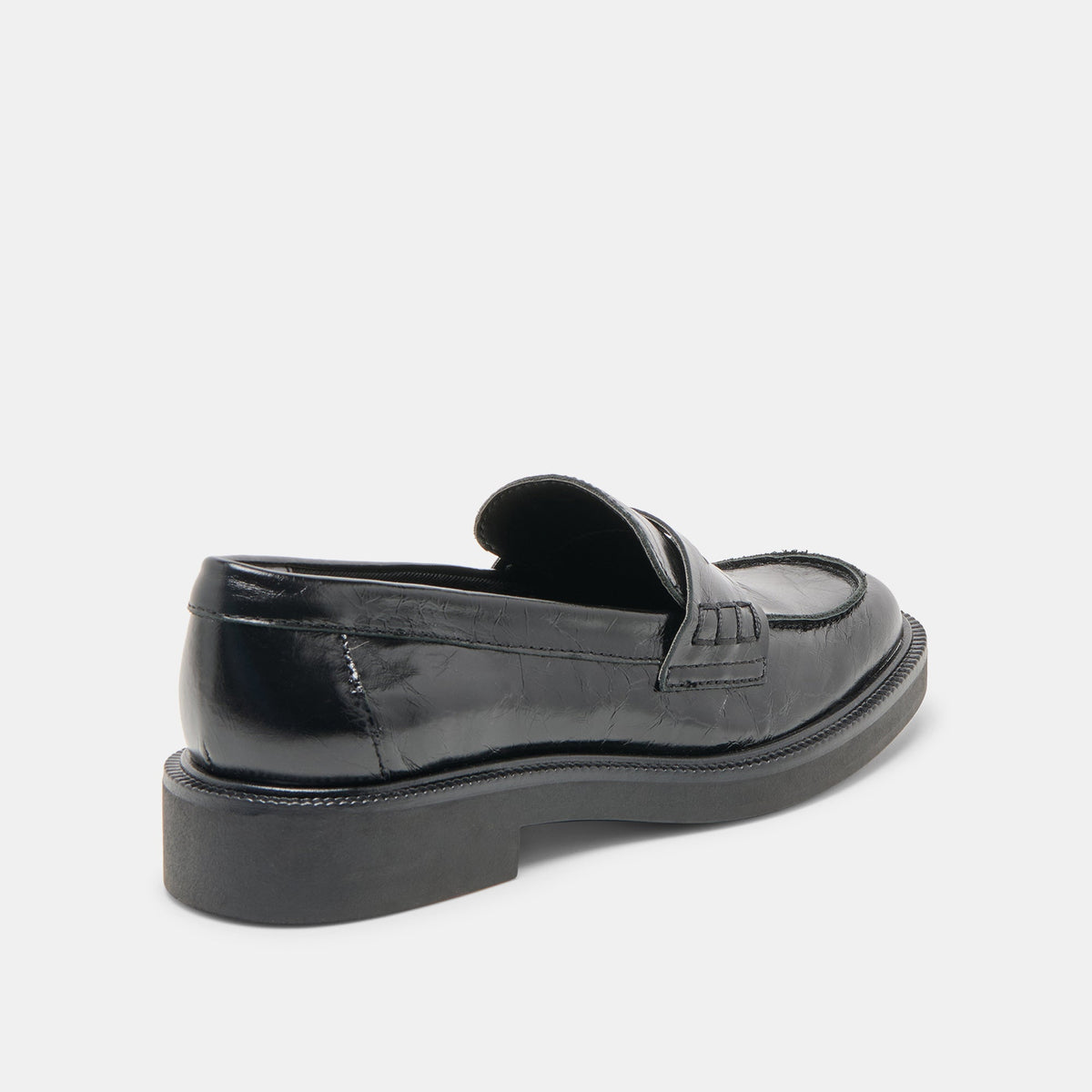 Tiggy Midnight Crinkle Patent Loafers | Dolce Vita