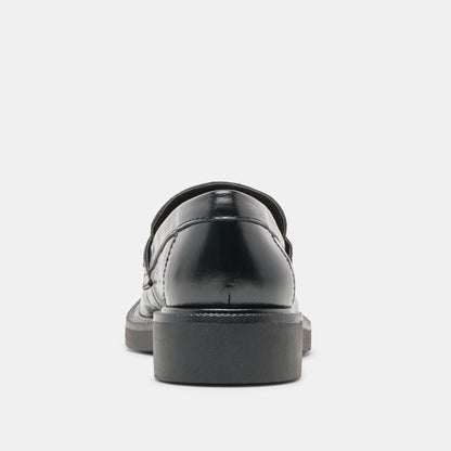 Tiggy Midnight Crinkle Patent Loafers | Dolce Vita