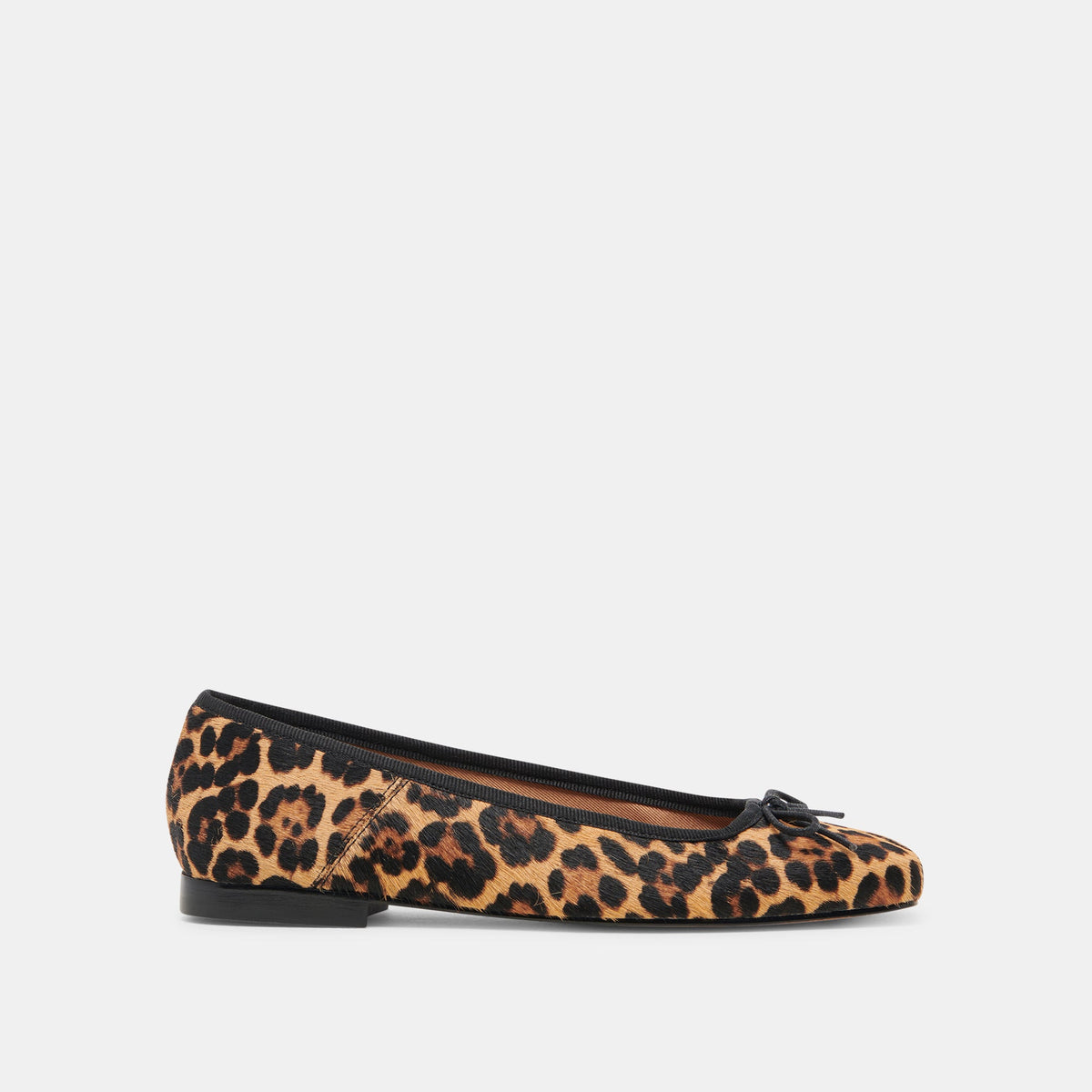 Anisa Ballet Flats DK LEOPARD CALF HAIR | Dolce Vita