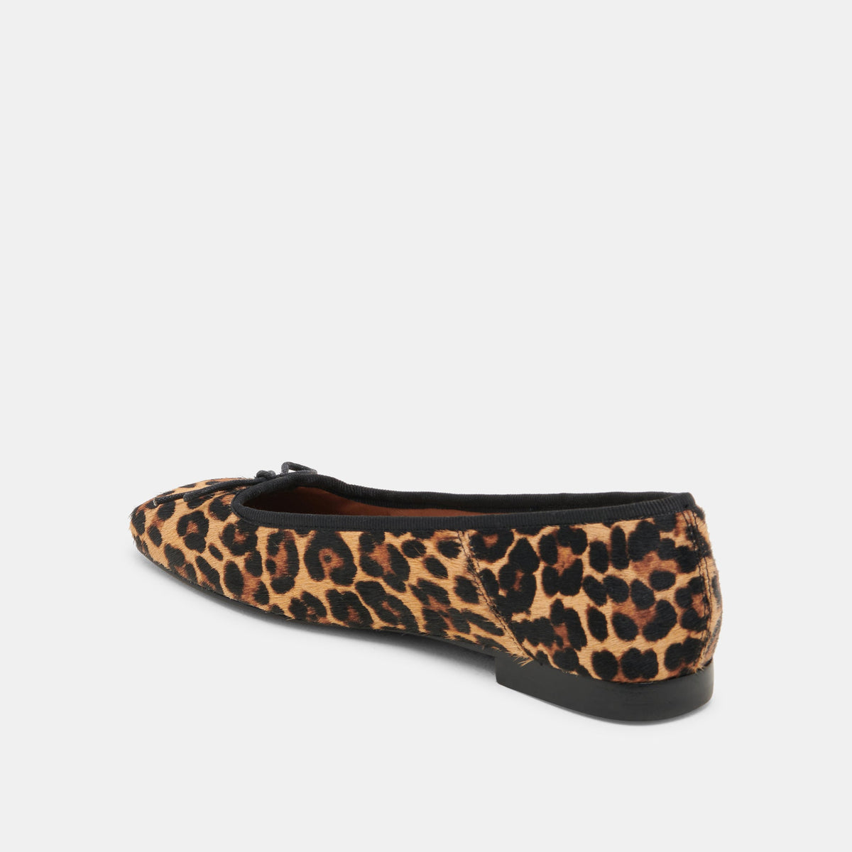 Anisa Ballet Flats DK LEOPARD CALF HAIR | Dolce Vita