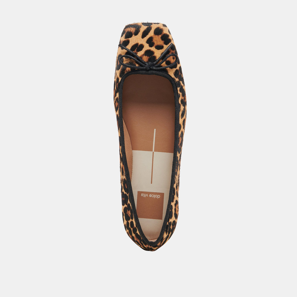 Anisa Ballet Flats DK LEOPARD CALF HAIR | Dolce Vita