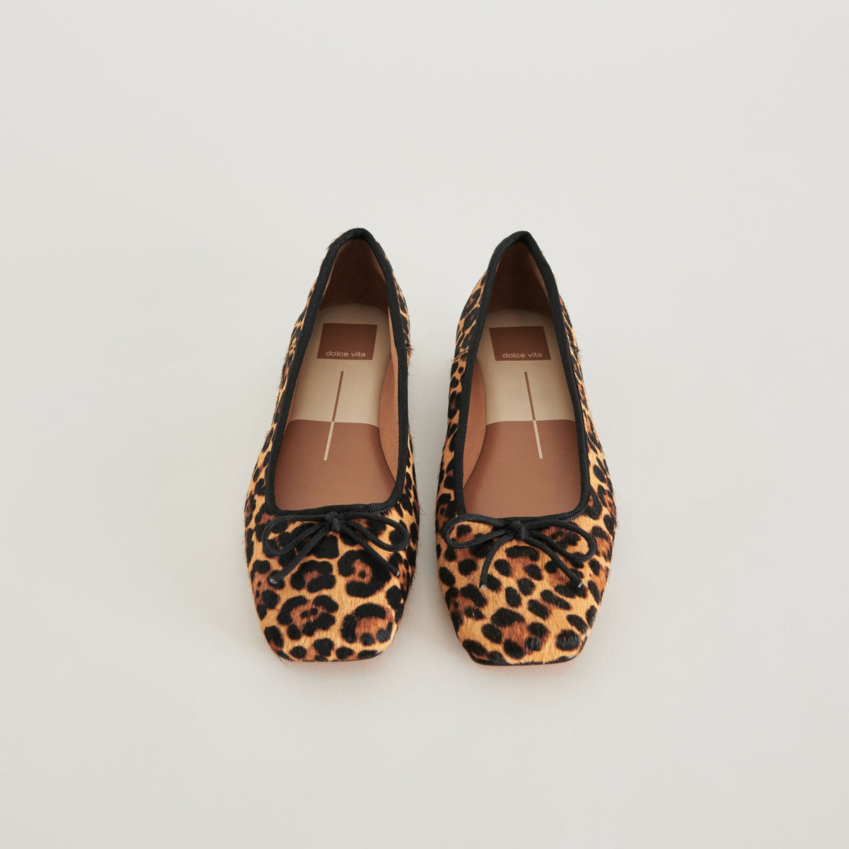 Anisa Ballet Flats DK LEOPARD CALF HAIR | Dolce Vita