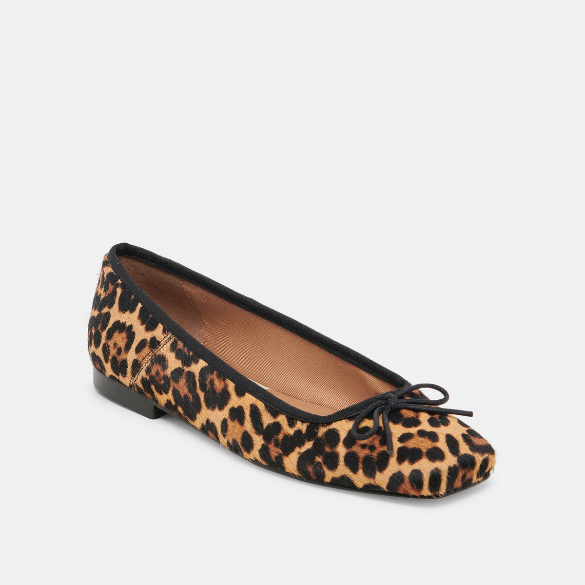 Anisa Ballet Flats DK LEOPARD CALF HAIR | Dolce Vita