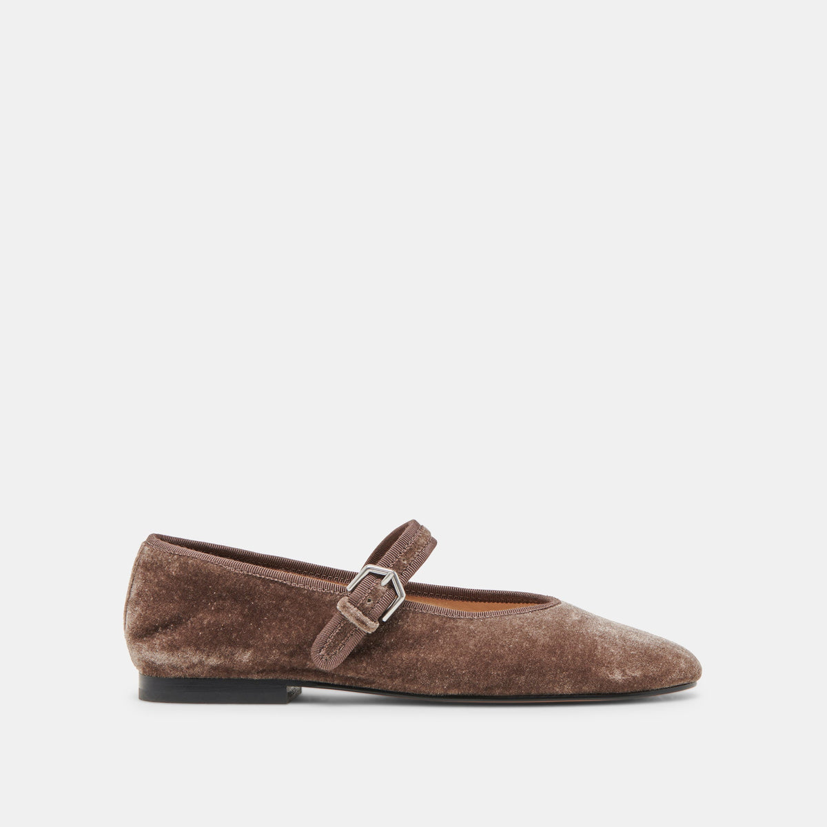 ROSLYN BALLET FLATS SMOKE VELVET | Dolce Vita