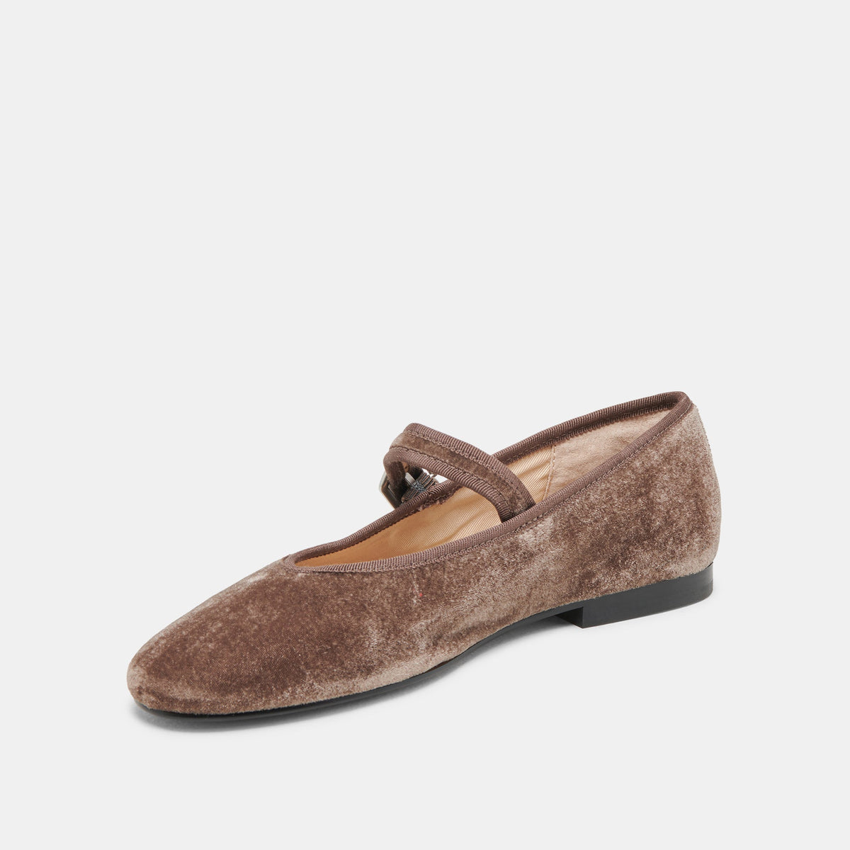 ROSLYN BALLET FLATS SMOKE VELVET | Dolce Vita