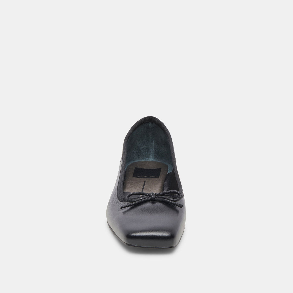 ANISA Ballet Flats Black Leather | Dolce Vita